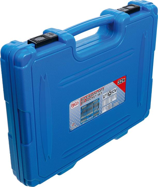 Actual product image BGS Bit Socket Set 12.5 mm (1/2") Drive TPS-Star tamperproof (for Torx Plus) TPS20 - TPS70 32 pcs. (T20 - T70)