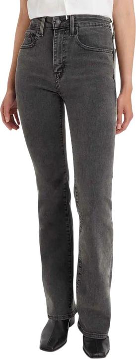 Actual product image Levis Womens/Ladies 726 Leather Patch High Rise Jeans (30)