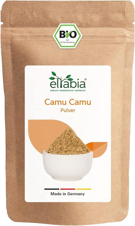 Produktbild Eltabia Bio Camu Camu Pulver hochdosiert mit natürlichem Vitamin C aus Brasilien (Pulver, 100 g)