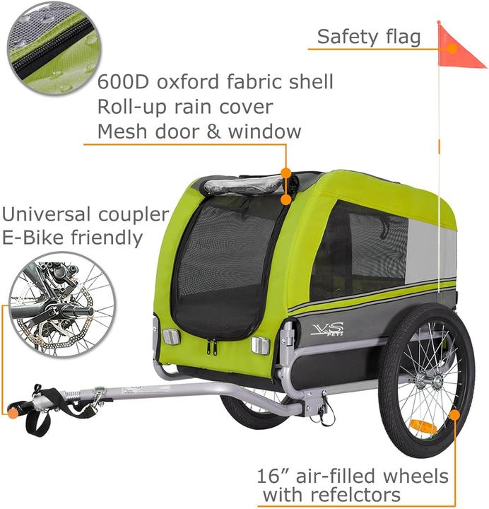 Actual product image Tiggo Hunde-Veloanhänger