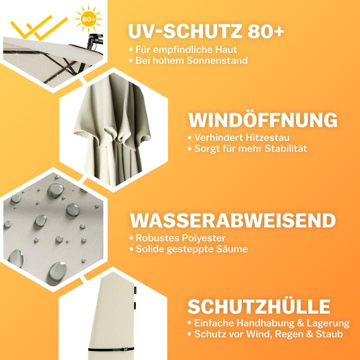 Produktbild Kingsleeve Sonnenschirm (3.07 m)