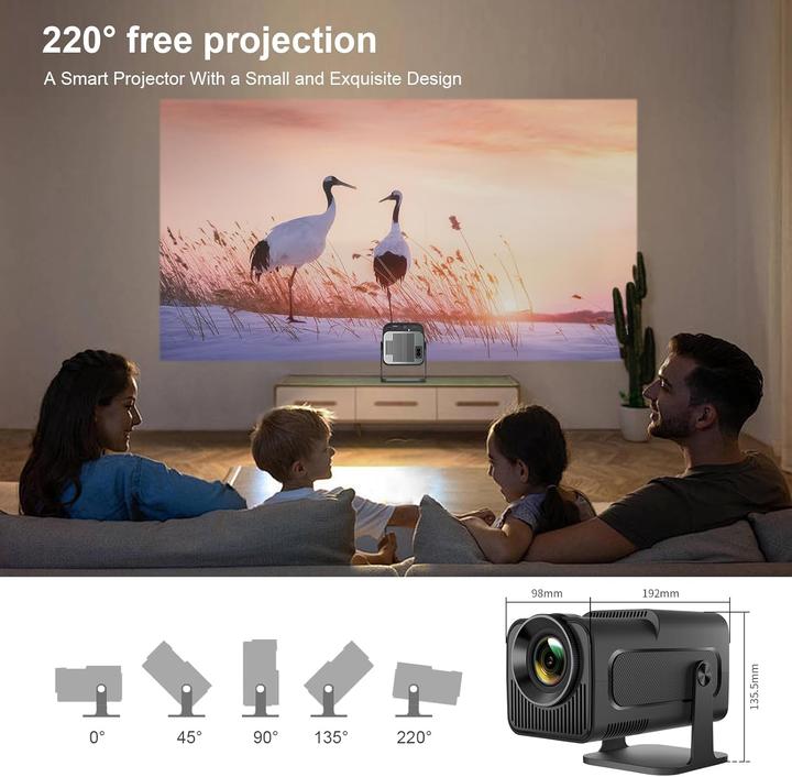 Image du produit Lqwell Mini-Projektor HY320 (4K, 300 lm)