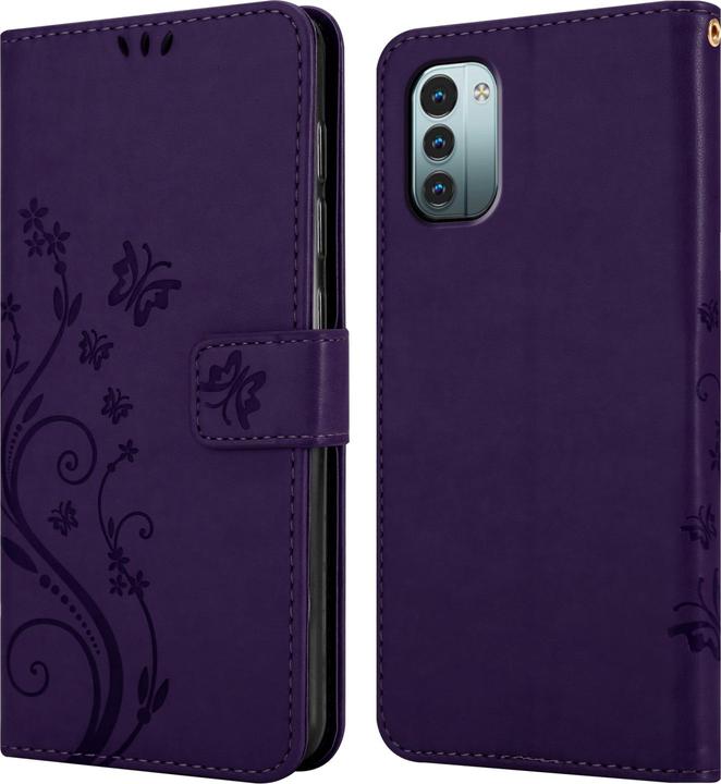 Image du produit Cadorabo Housse Flower Book pour Nokia G11 / G21 (Nokia G11, Nokia G21)