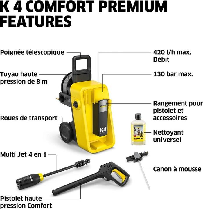 Image du produit Kärcher K 4 Comfort Premium (Fonctionnement sur secteur)