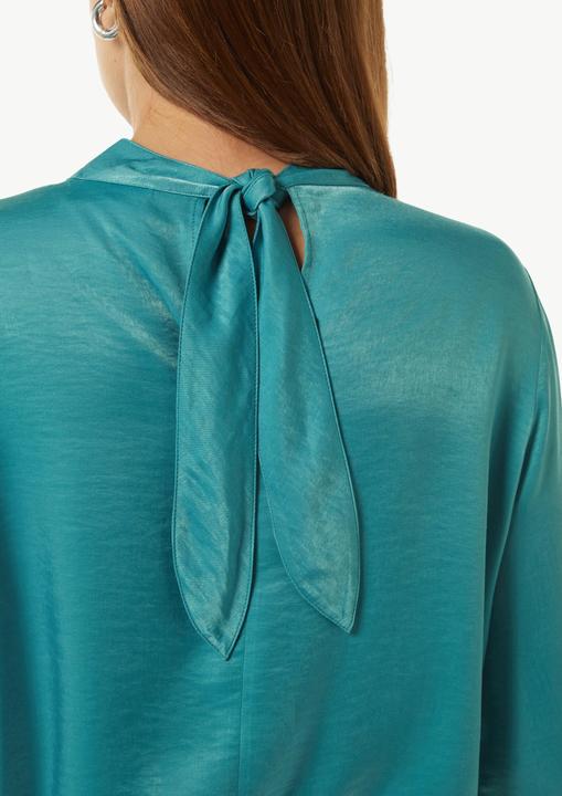 Image du produit Comma Bluse Viskosemix-Bluse mit Bindedetail (44)