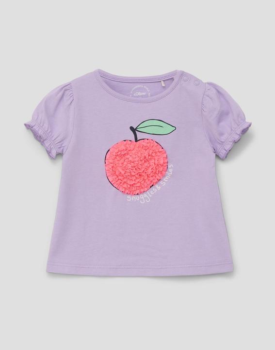 Produktbild S.Oliver T-Shirt T-Shirt mit Applikation und Glitzer-Print (50)