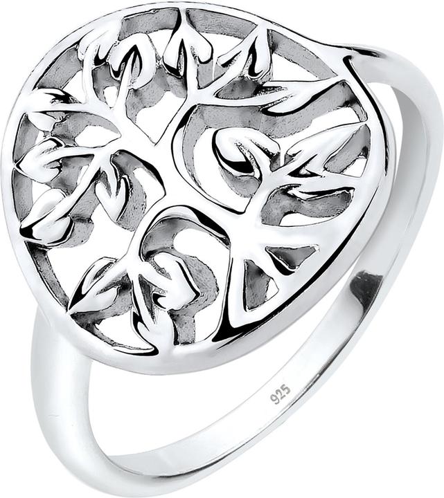 Produktbild Elli Ring Lebensbaum Floral 925er Sterling Silber (56, 925 Silber)