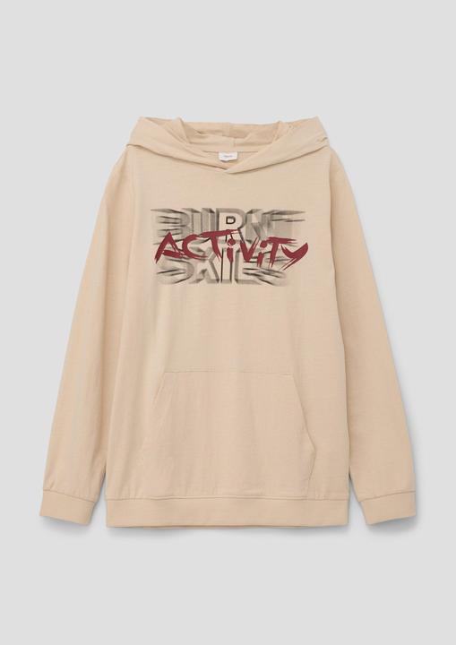 Produktbild s.Oliver T-Shirt Longsleeve mit Schriftprint (M)