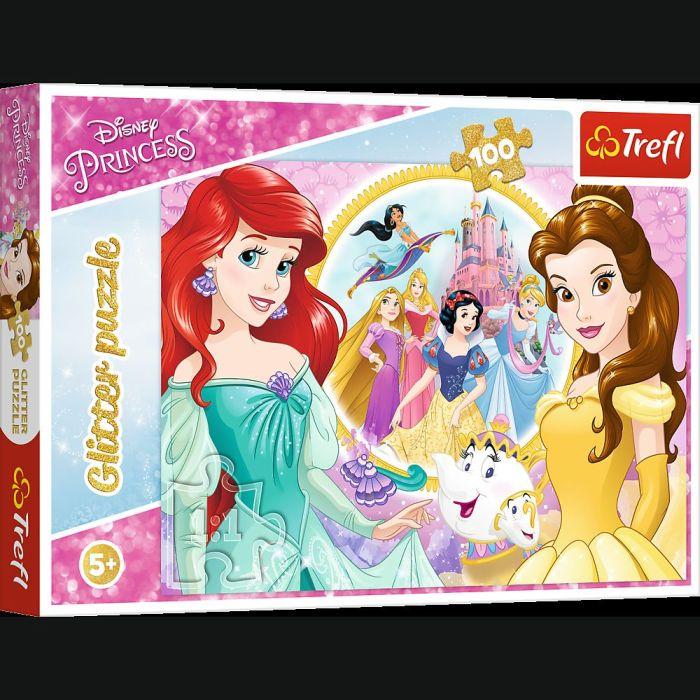 Produktbild Trefl Glitzer Puzzle 100? Disney Arielle die (100 Teile)