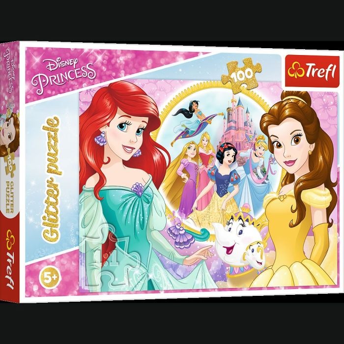 Actual product image Trefl Glitter Puzzle 100? Disney Ariel the (100 pieces)