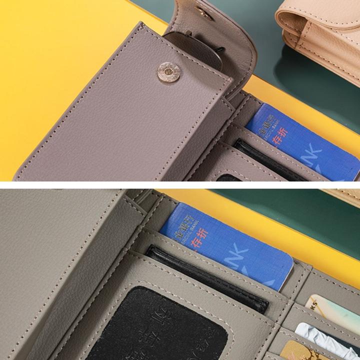 Actual product image König Design Car sun visor organiser bag glasses car sun visor bag storage