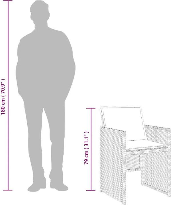 Produktbild vidaXL Gartenstuhl