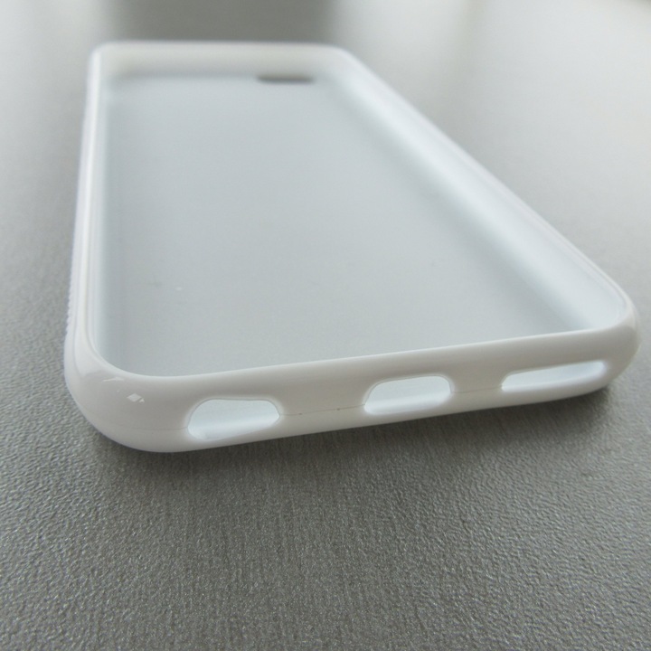 Produktbild PhoneLook Hülle Silikon weiss Black Red Lines (Apple iPhone 6)