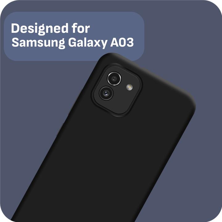Actual product image Cazy Silicone Case Compatible with Samsung Galaxy A03 - Soft TPU Protection - (Samsung Galaxy A03)