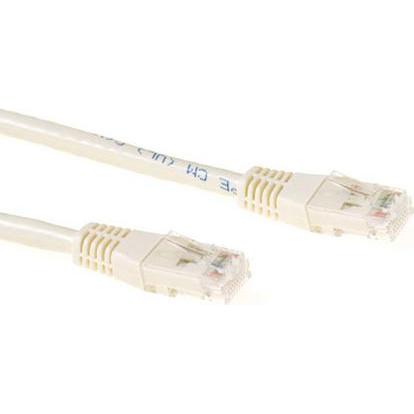 ACT Ivory 5 meter U/UTP CAT6 patch cable with RJ45 connectors. Cat6 u/utp ivory 5.00m (U/UTP, CAT6, 5 m), Netzwerkkabel
