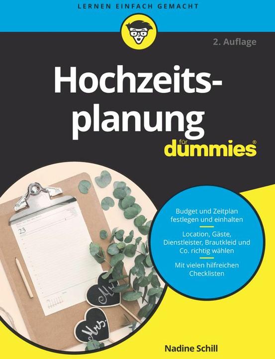 Produktbild Hochzeitsplanung für Dummies (Deutsch, Nadine Schill, 2023)