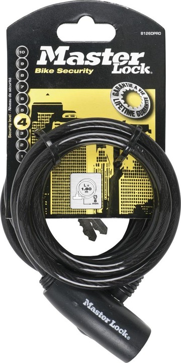 Actual product image Master Lock Spiral lock 8126EURDPRO (180 cm)