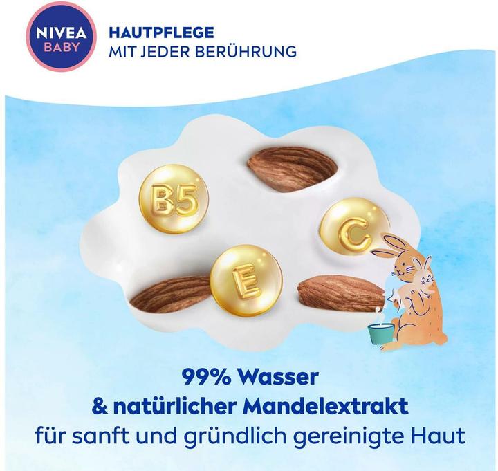 Produktbild NIVEA Aqua Feuchttücher (1 x 57 Stk.)