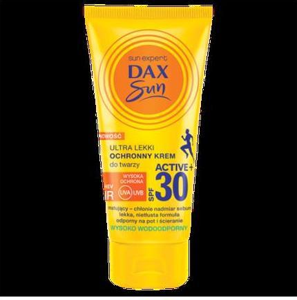 Actual product image DAX Sun Ultra Light Protective Face Cream Spf30 Highly Waterproof Active+ 50Ml (Sun cream face, SPF 30, 50 ml)