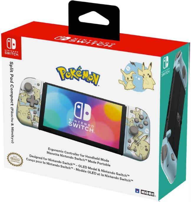 Actual product image HORI Split Pad Compact - Pikachu + Mimigma (Switch OLED, Switch)
