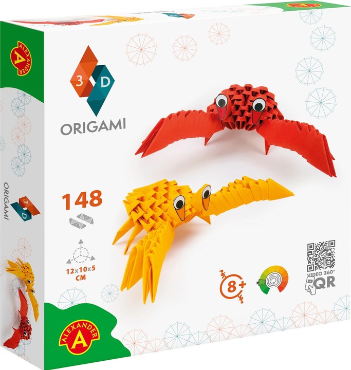 Selecta Spielzeug ORIGAMI 3D - Krebse, 148St.