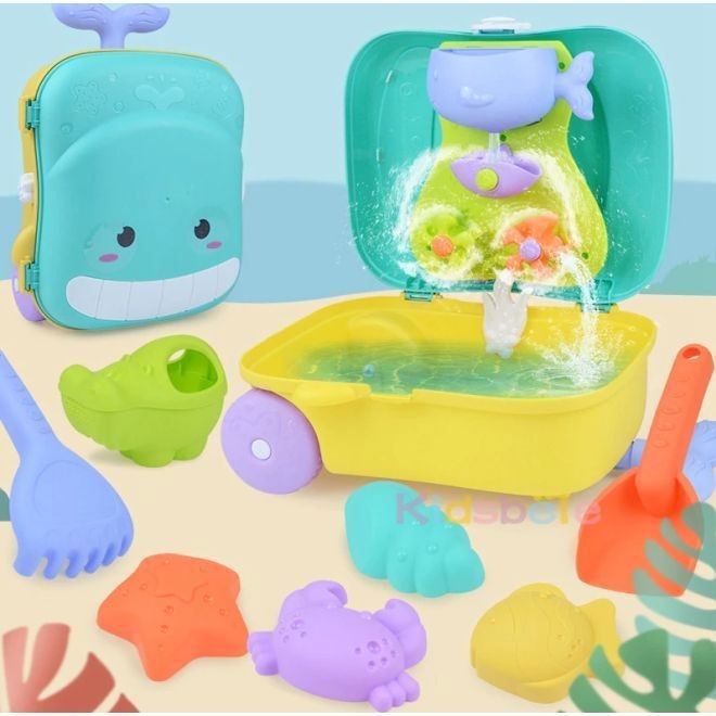 Actual product image MU Classic Kit Series Sand Toy Set Suitcase