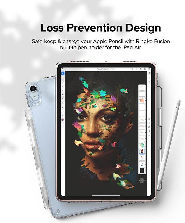 Produktbild Ringke iPad Air 10.9 (2020) Case Fusion Clear (Apple iPad Air 2020, Apple iPad Air 2022)