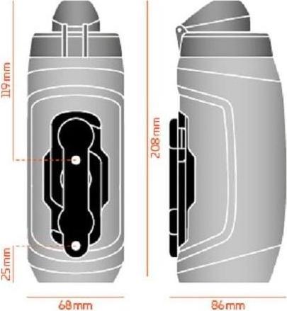 Actual product image Fidlock Bottle 590 + bike base (0.59 l)