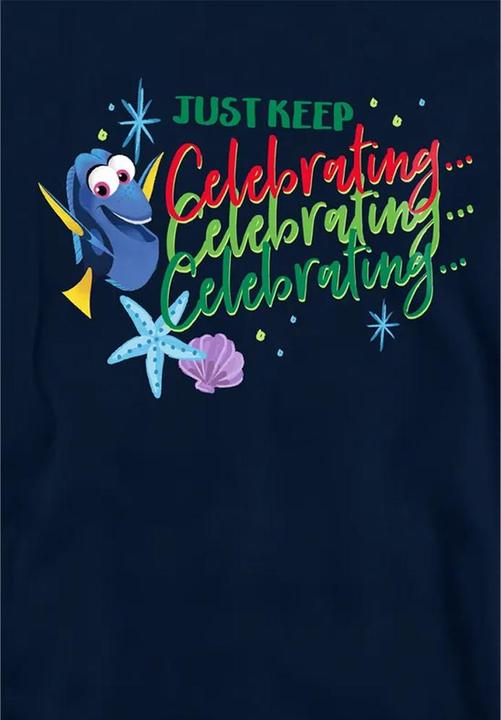 Produktbild Finding Nemo Just Keep Celebrating Kapuzenpullover weihnachtliches Design (116)