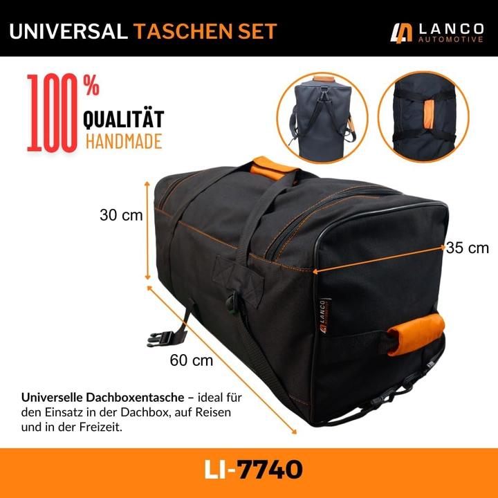Immagine prodotto Lanco Set Borsa per Portapacchi
