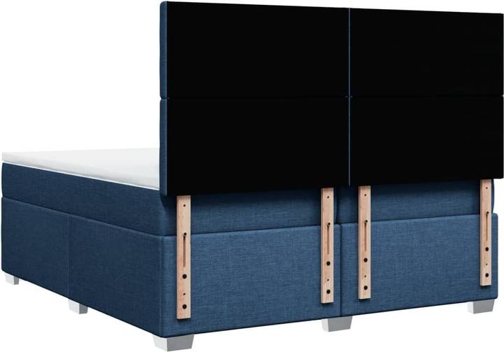 Produktbild vidaXL Bo x springbett mit Matratze 200 x 200 cm Stoff (200 x 200 cm)