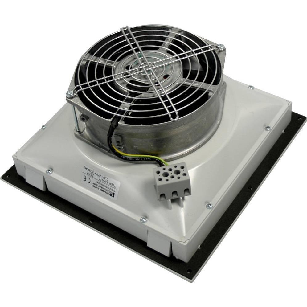 Elmeko, Belüftungsventilator, Filterlüfter LV 410 10413150350S 230VAC RAL 7035 IP54