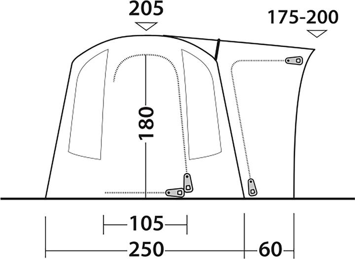 Produktbild Outwell Buszelt Daytona Air (Vorzelt, 15 kg, 3 Personen)