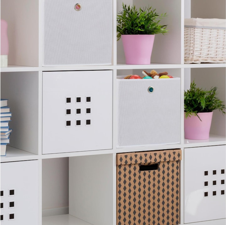 Actual product image Relaxdays 4x storage box (30 x 30 x 30 cm, 8.71 l)