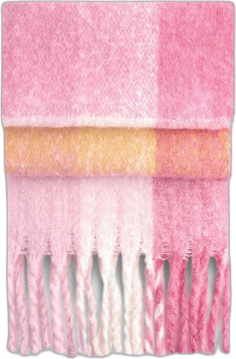 Beechfield Fluffy Check Scarf