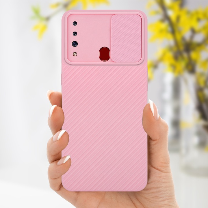 Produktbild Cadorabo Hülle für Samsung Galaxy A20s im TPU mit Kameraschutz LM009 Style (Samsung Galaxy A20s)