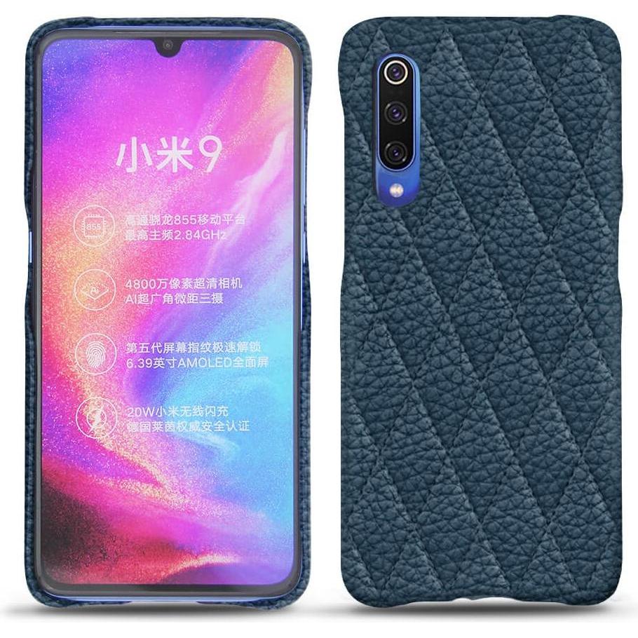 Thumbnail - Noreve Lederschutzhülle (Xiaomi Mi 9), Smartphone Hülle, Blau