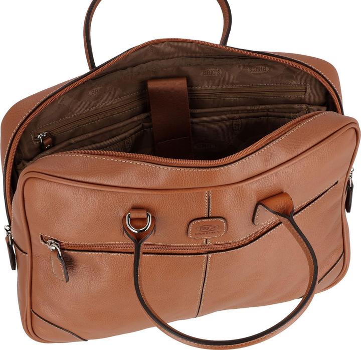 Actual product image Brics Life Pelle - Leather briefcase (14.10")