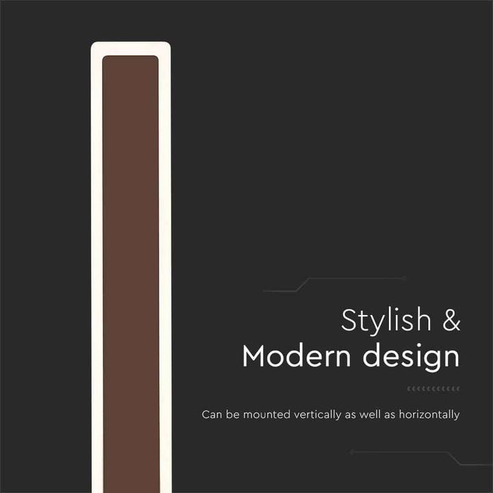 Immagine prodotto V-TAC Applique LED VT-11117, EEK: E, 17 W, 2330 lm, 4000 K, marrone (2330 lm)