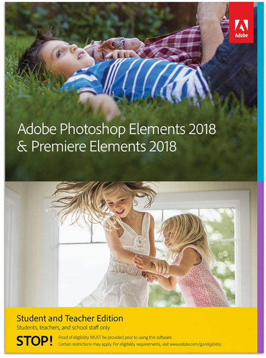 Image du produit Adobe Photoshop & Premiere Elements 2018 EDU (1 Utilisateur, Illimité)