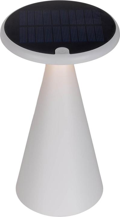 Produktbild Näve LEDSolarAkkuTischleuchte weiss (200 lm)