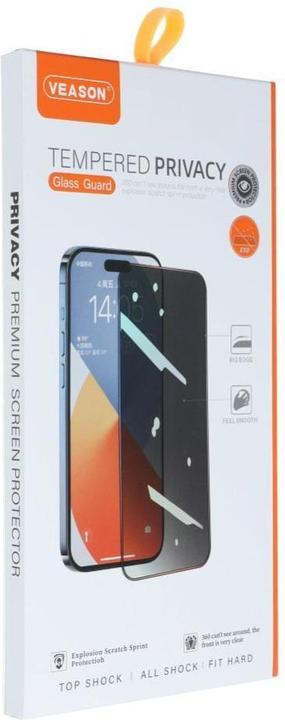 Immagine prodotto Partner Telecom Protective glass Veason 6D Pro Veason Privacy Glass - for Iphone X / XS / 11 Pro black (Apple iPhone 11 Pro, Apple iPhone X, Apple iPhone XS)