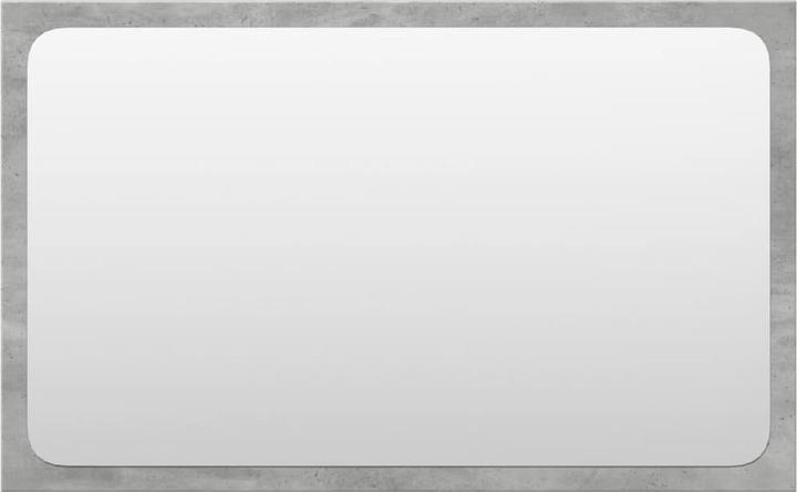 Produktbild vidaXL Badmöbel Set Waschbeckenunterschrank Badspiegel Schrank 4-tlg. Betongrau