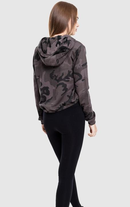 Immagine prodotto Urban Classics Felpa con cappuccio mimetica da donna (XS)