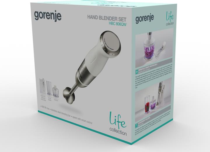 Actual product image Gorenje Small appliances STABMIXER SET 800W (HBC806QW)