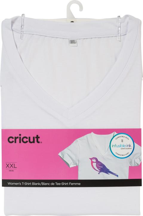 Image du produit Cricut T-Shirt Infusible Ink Femme Taille XXL, Blanc
