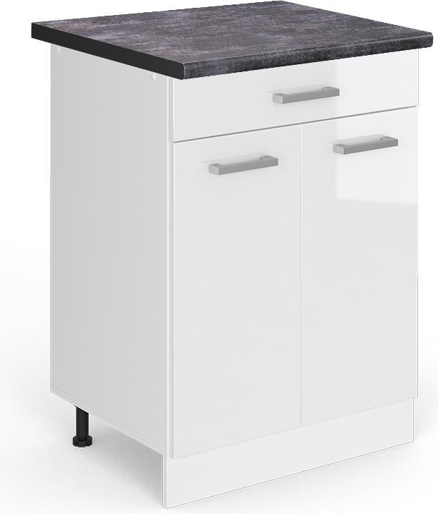 Charcoal, White, White High Gloss