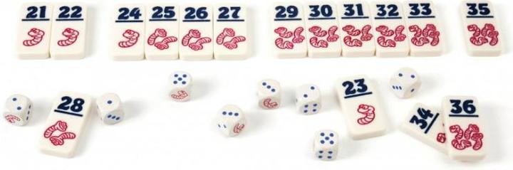 Actual product image Zoch ZOC05088 - Heckmeck Junior - figure/ dice game (DE, EN), for 2 to 5 players, aged 5 and older (German, English)