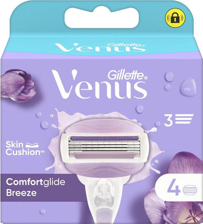 Produktbild Gillette Venus Venus ComfortGlide Breeze Ersatz-Rasierklingen für Frauen (4 x)