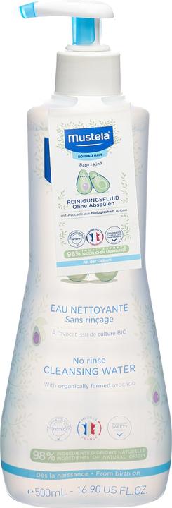 Image du produit Mustela Fluide nettoyant sans rinçage